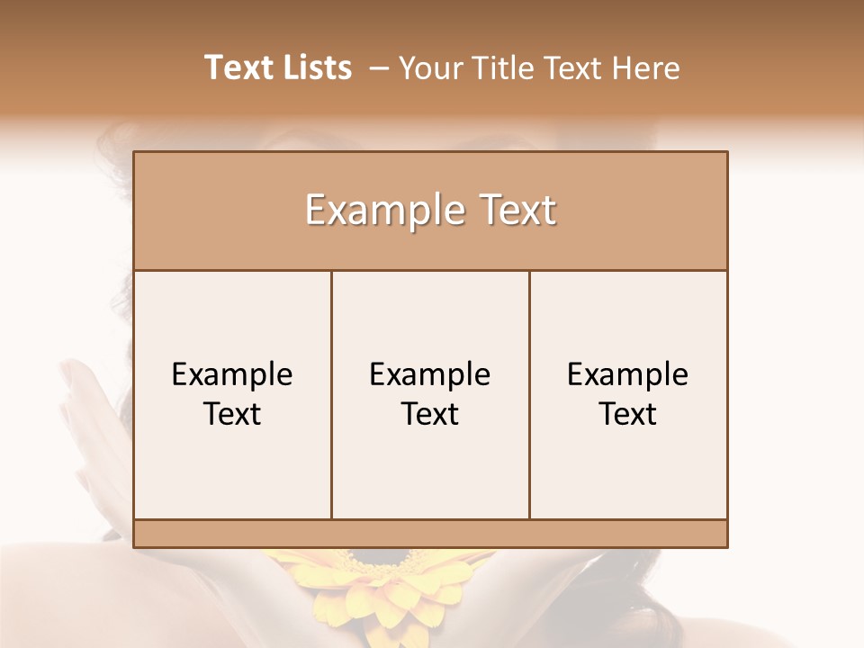 Aroma Girl Beauty PowerPoint Template