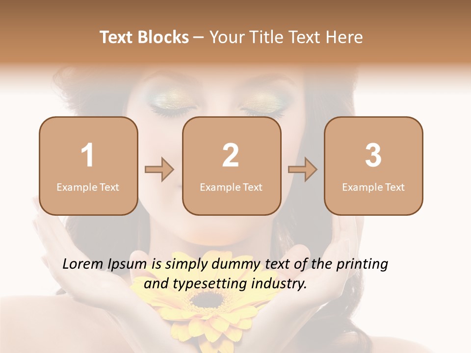 Aroma Girl Beauty PowerPoint Template