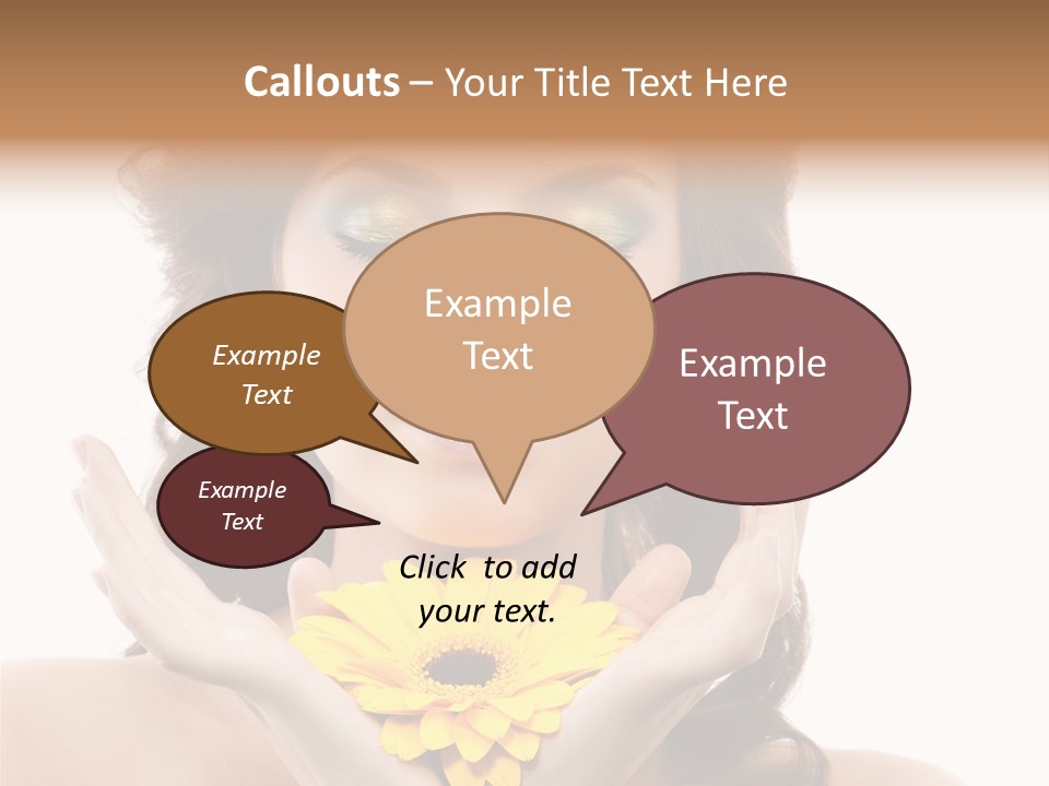 Aroma Girl Beauty PowerPoint Template