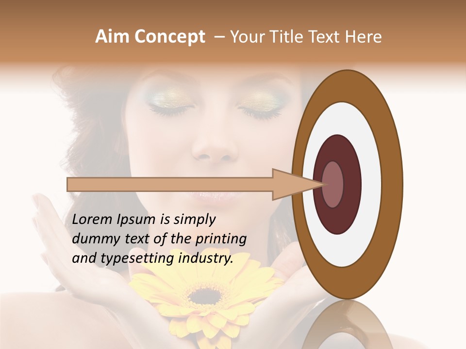 Aroma Girl Beauty PowerPoint Template