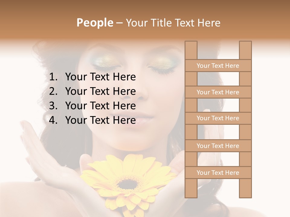 Aroma Girl Beauty PowerPoint Template