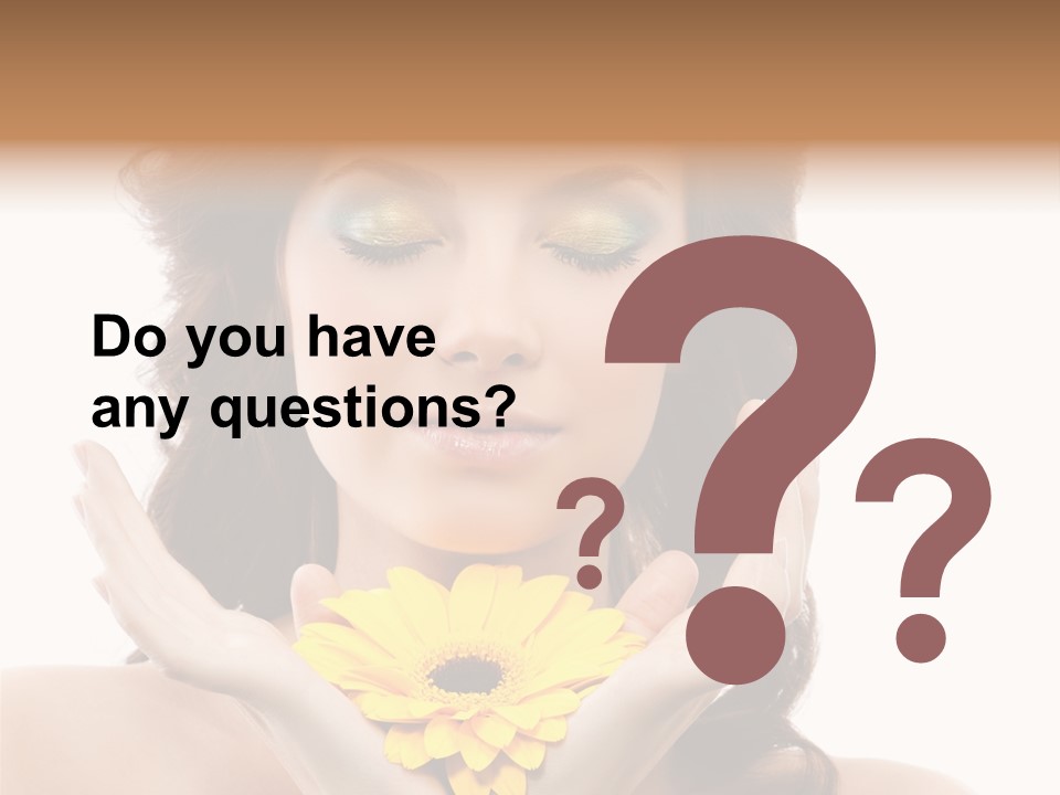 Aroma Girl Beauty PowerPoint Template