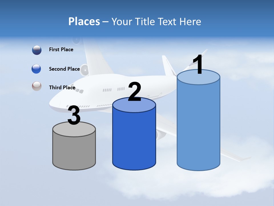 Closeup Airport Bright PowerPoint Template