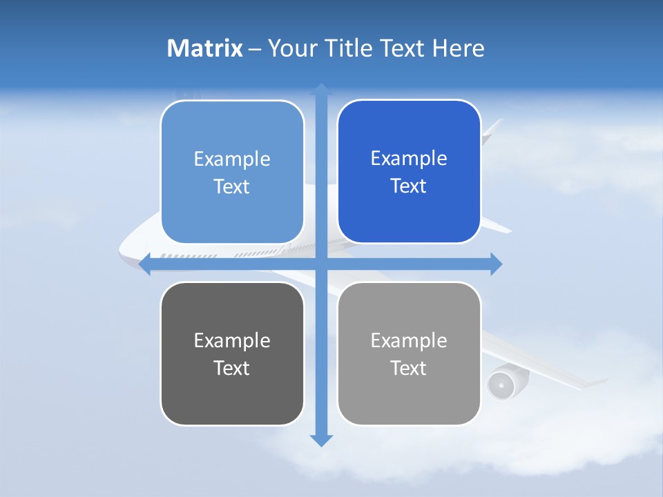 Closeup Airport Bright PowerPoint Template