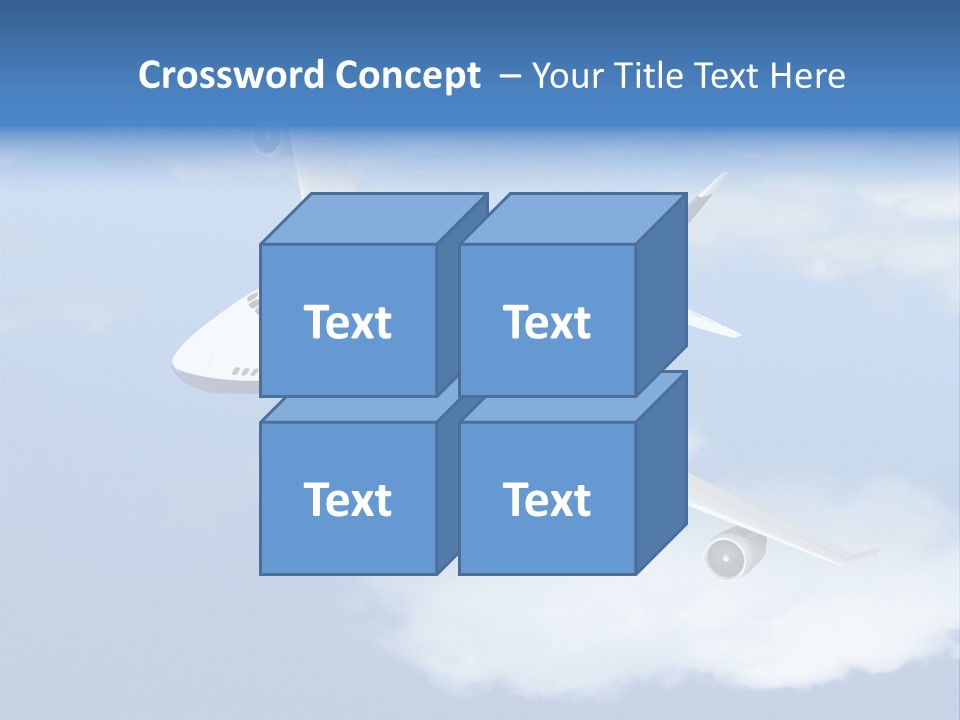 Closeup Airport Bright PowerPoint Template