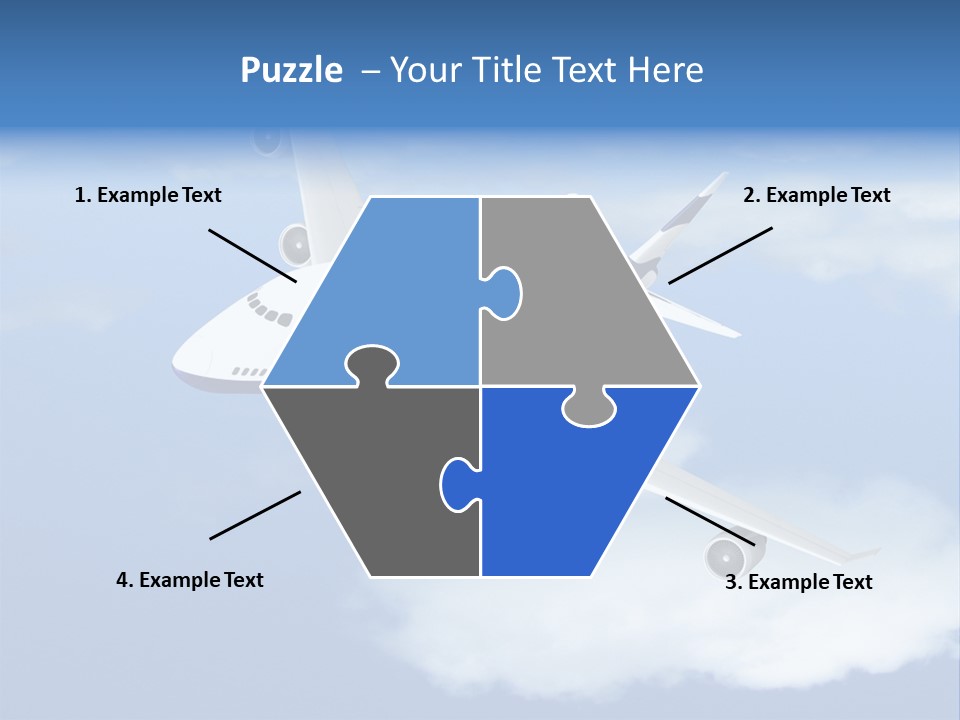 Closeup Airport Bright PowerPoint Template