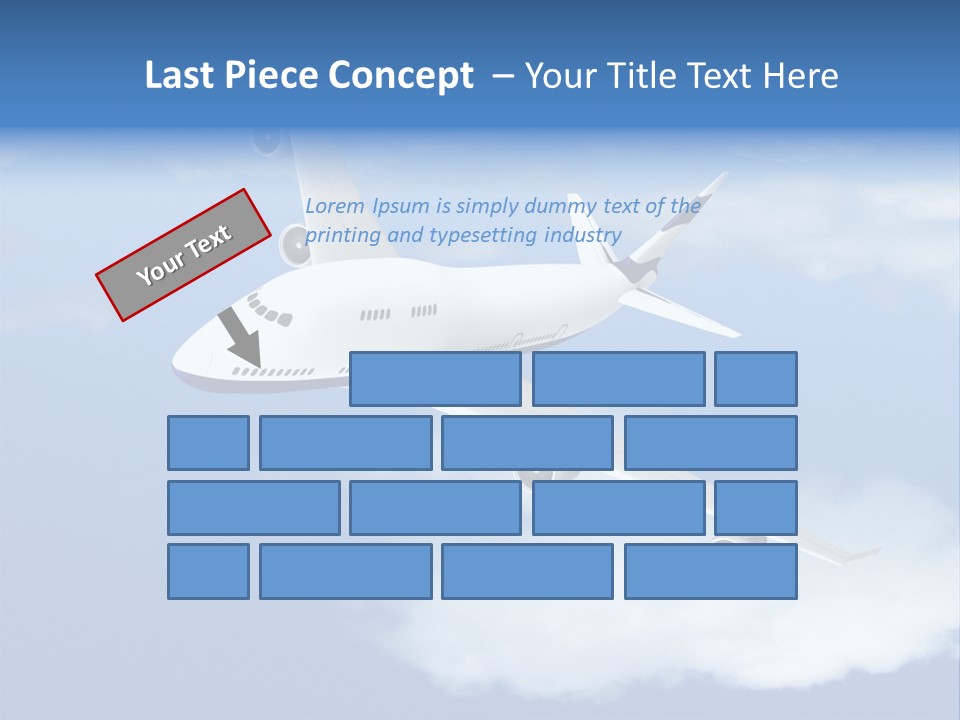 Closeup Airport Bright PowerPoint Template