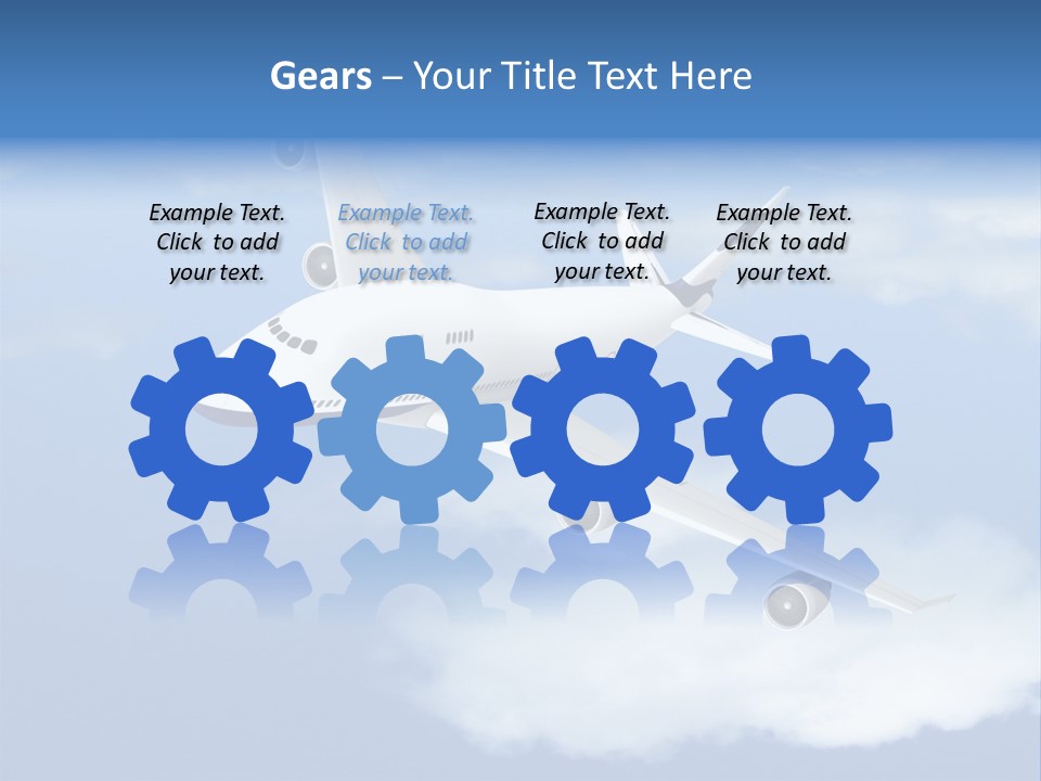 Closeup Airport Bright PowerPoint Template