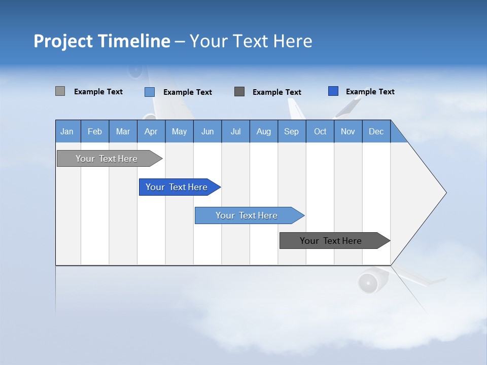 Closeup Airport Bright PowerPoint Template