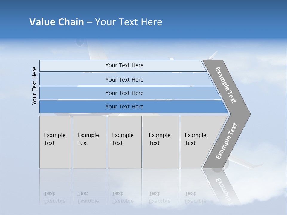 Closeup Airport Bright PowerPoint Template