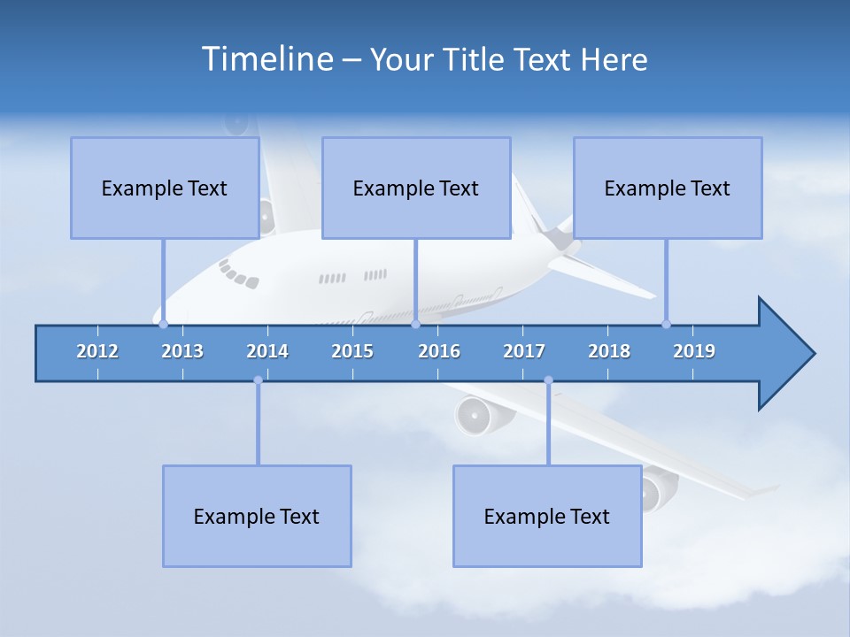 Closeup Airport Bright PowerPoint Template