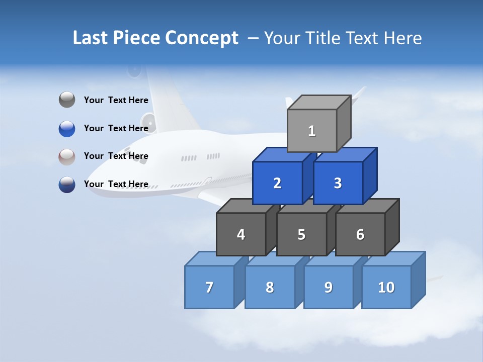 Closeup Airport Bright PowerPoint Template