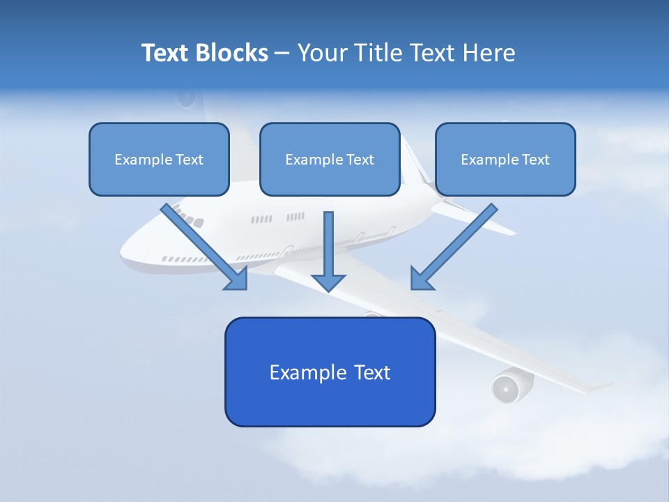 Closeup Airport Bright PowerPoint Template