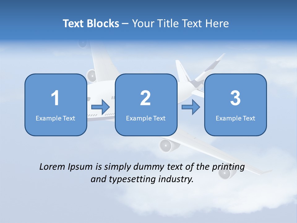 Closeup Airport Bright PowerPoint Template