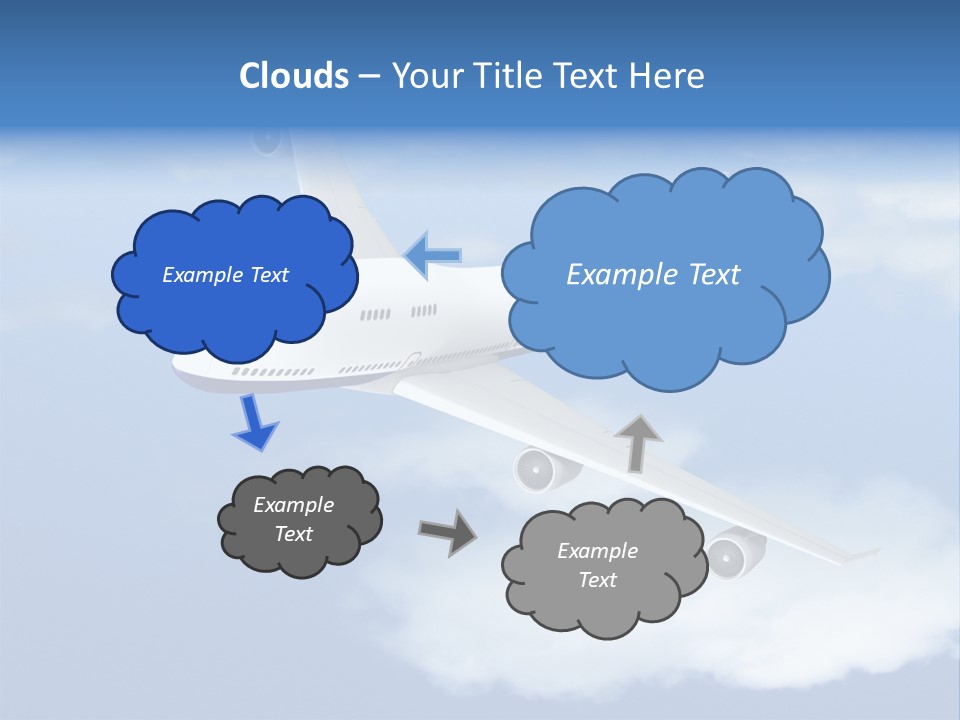 Closeup Airport Bright PowerPoint Template