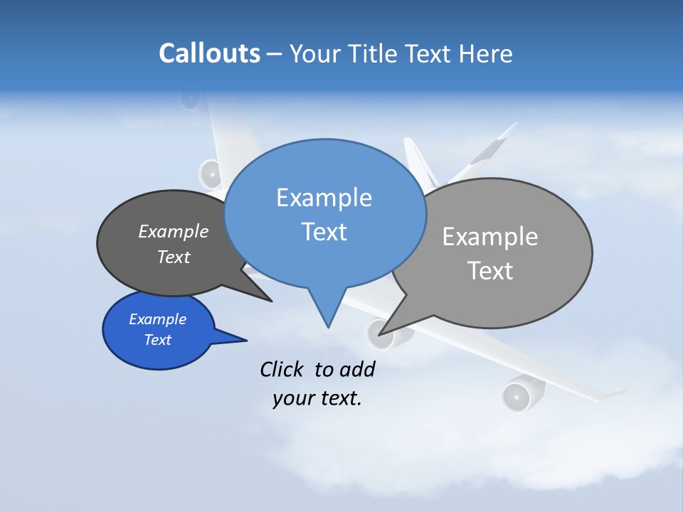 Closeup Airport Bright PowerPoint Template