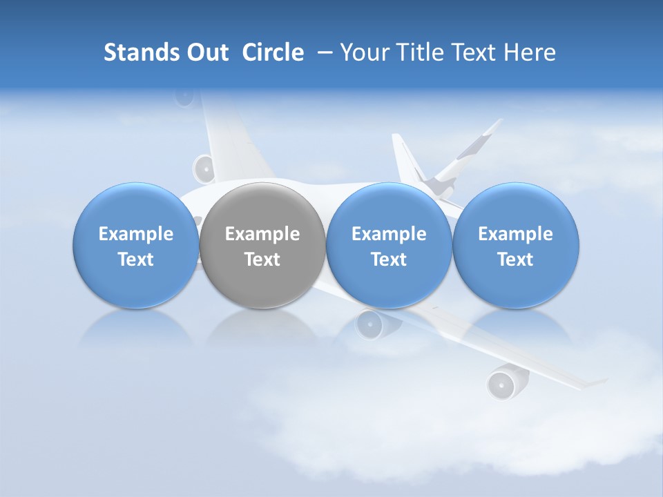 Closeup Airport Bright PowerPoint Template