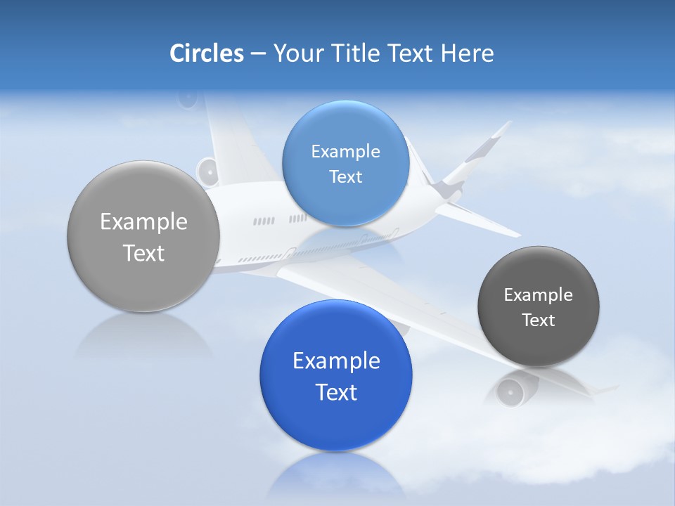 Closeup Airport Bright PowerPoint Template