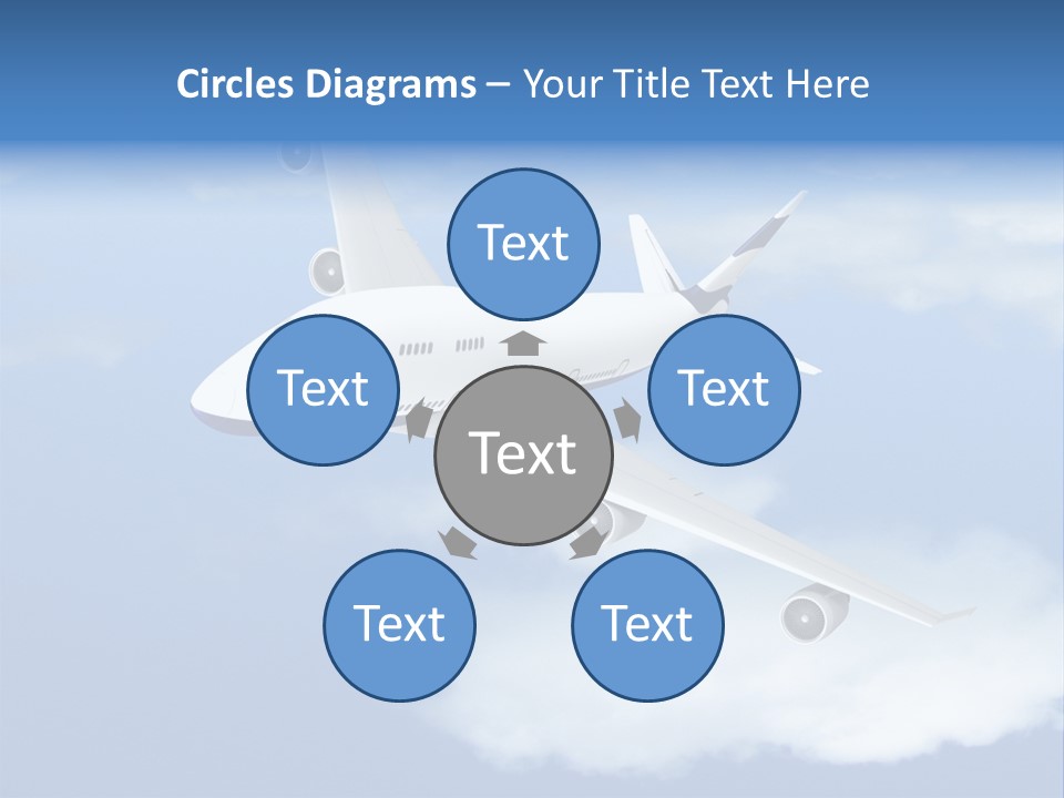 Closeup Airport Bright PowerPoint Template