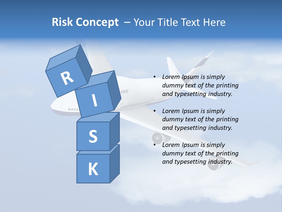 Closeup Airport Bright PowerPoint Template