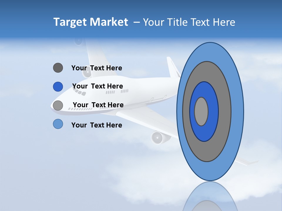 Closeup Airport Bright PowerPoint Template