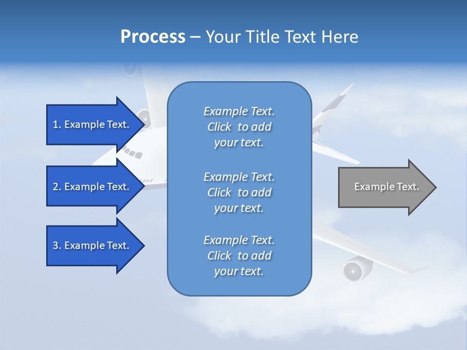 Closeup Airport Bright PowerPoint Template