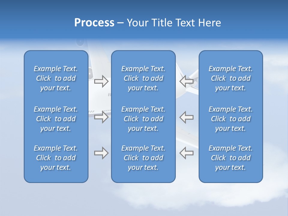 Closeup Airport Bright PowerPoint Template