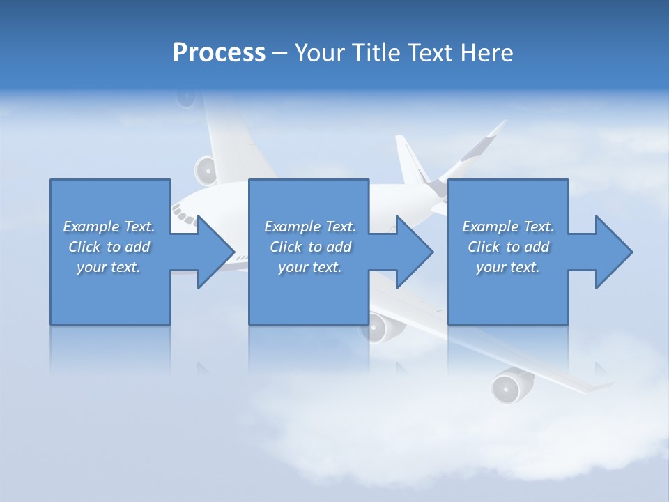 Closeup Airport Bright PowerPoint Template
