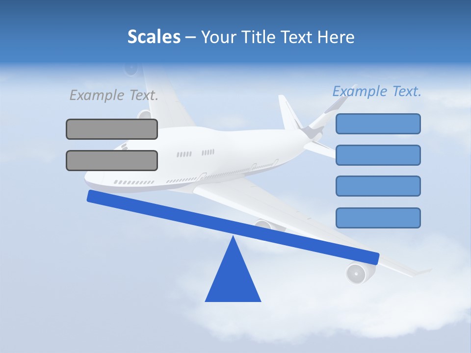 Closeup Airport Bright PowerPoint Template
