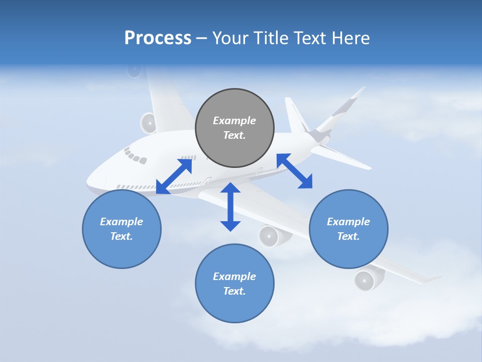Closeup Airport Bright PowerPoint Template