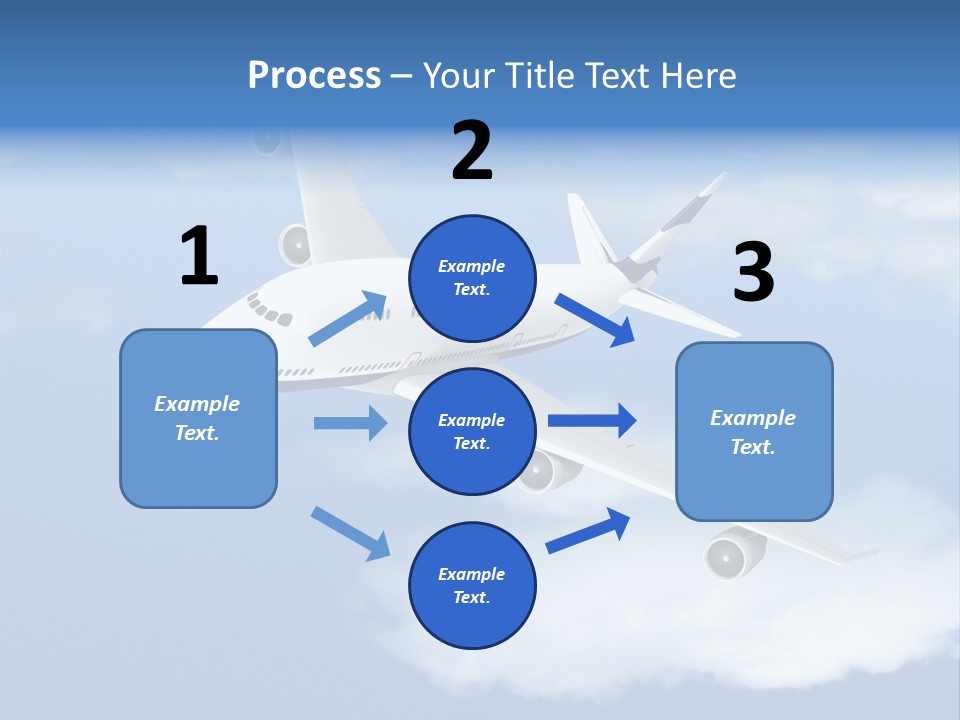 Closeup Airport Bright PowerPoint Template