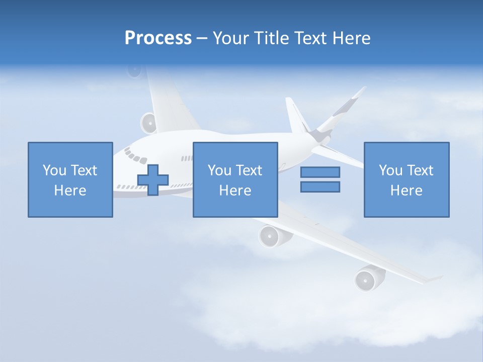 Closeup Airport Bright PowerPoint Template