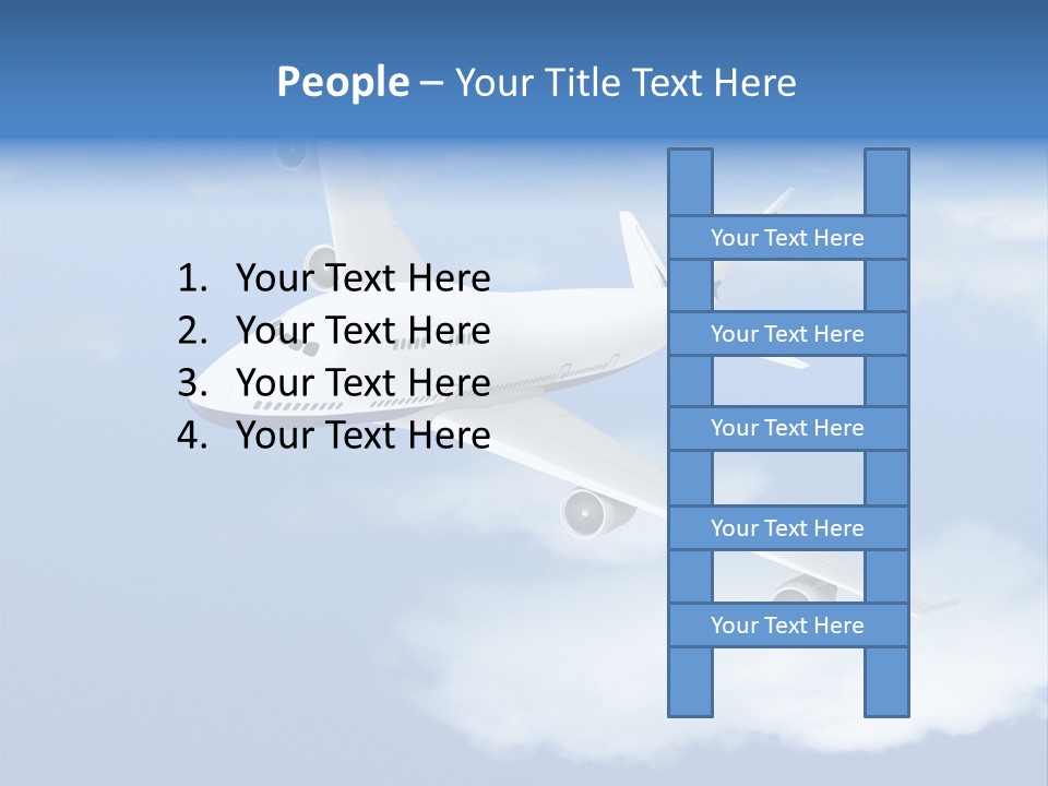 Closeup Airport Bright PowerPoint Template