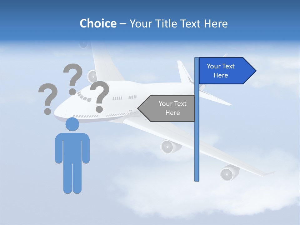 Closeup Airport Bright PowerPoint Template