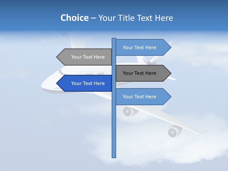 Closeup Airport Bright PowerPoint Template