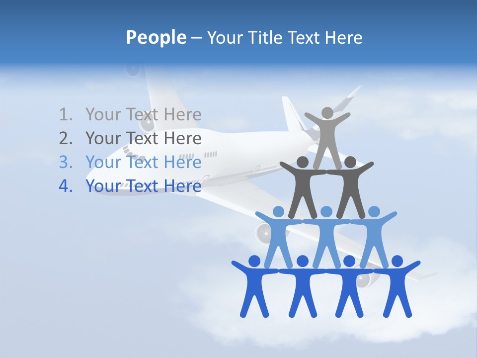 Closeup Airport Bright PowerPoint Template