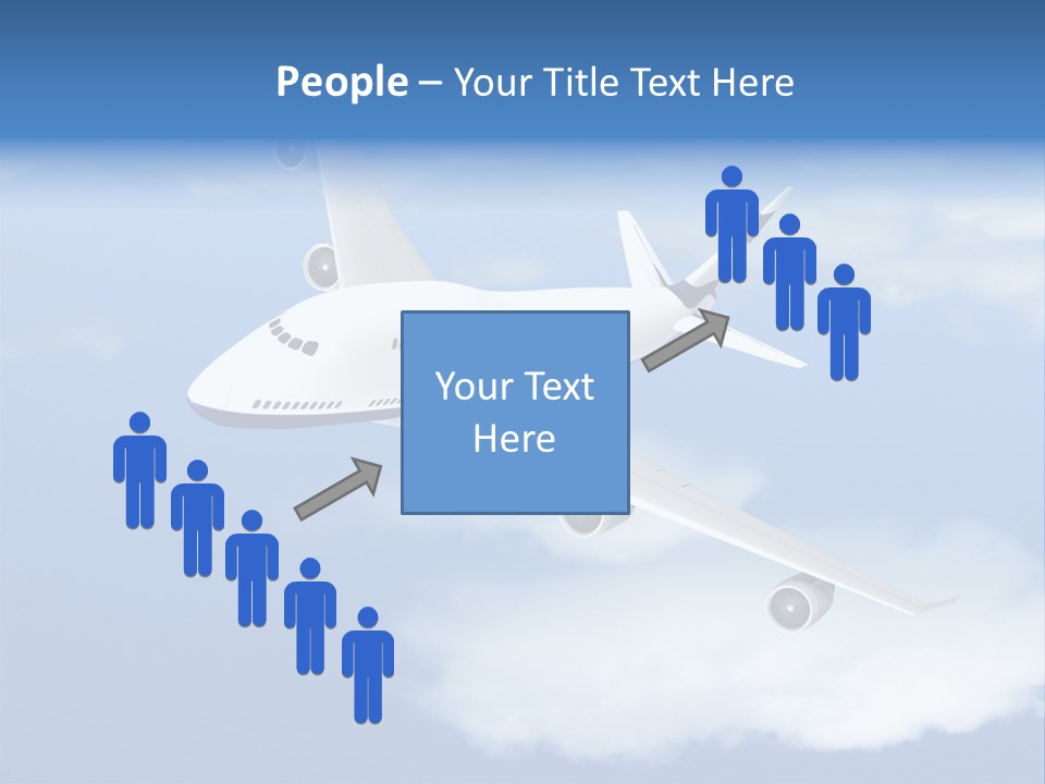 Closeup Airport Bright PowerPoint Template