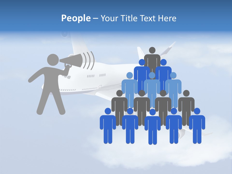 Closeup Airport Bright PowerPoint Template