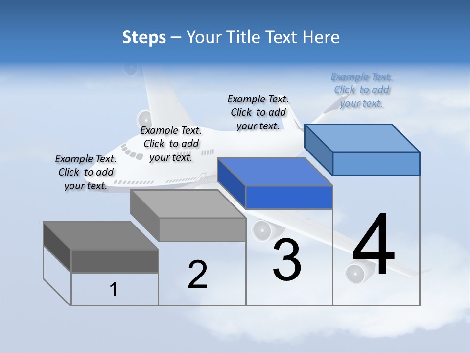 Closeup Airport Bright PowerPoint Template