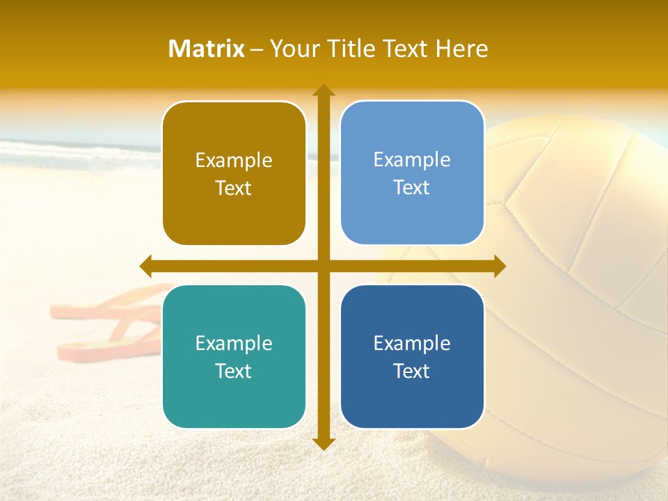 Gear Desert Play PowerPoint Template
