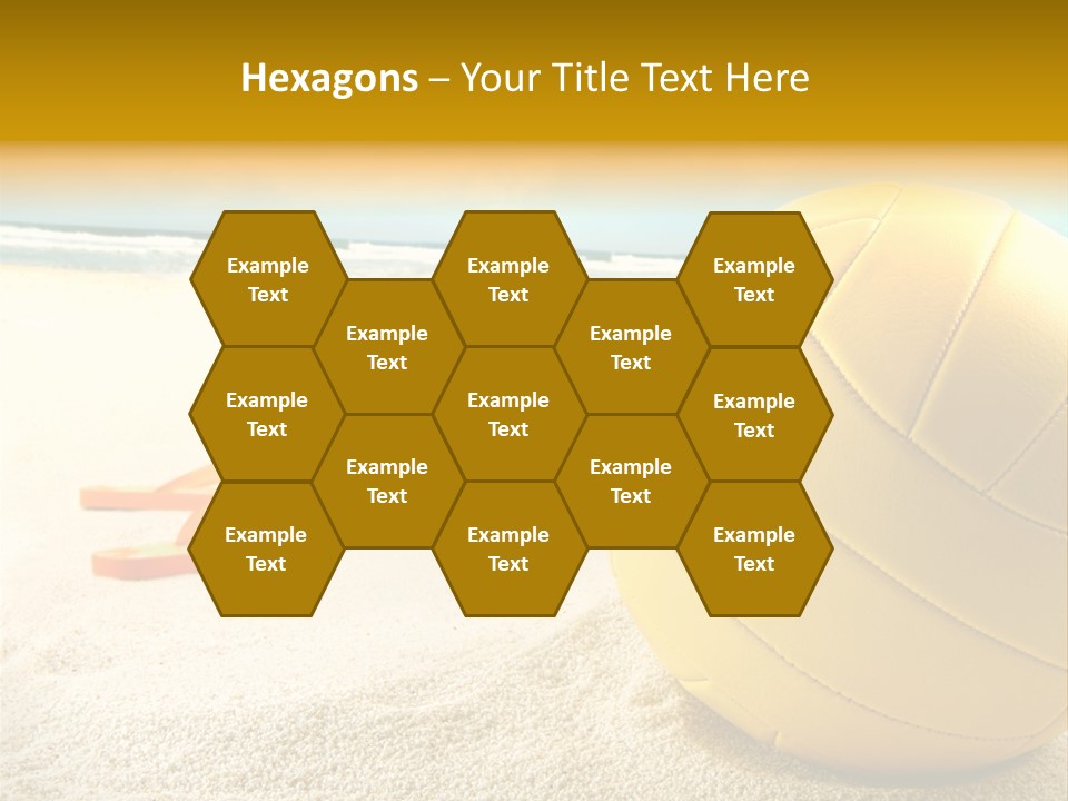 Gear Desert Play PowerPoint Template