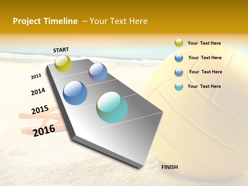 Gear Desert Play PowerPoint Template