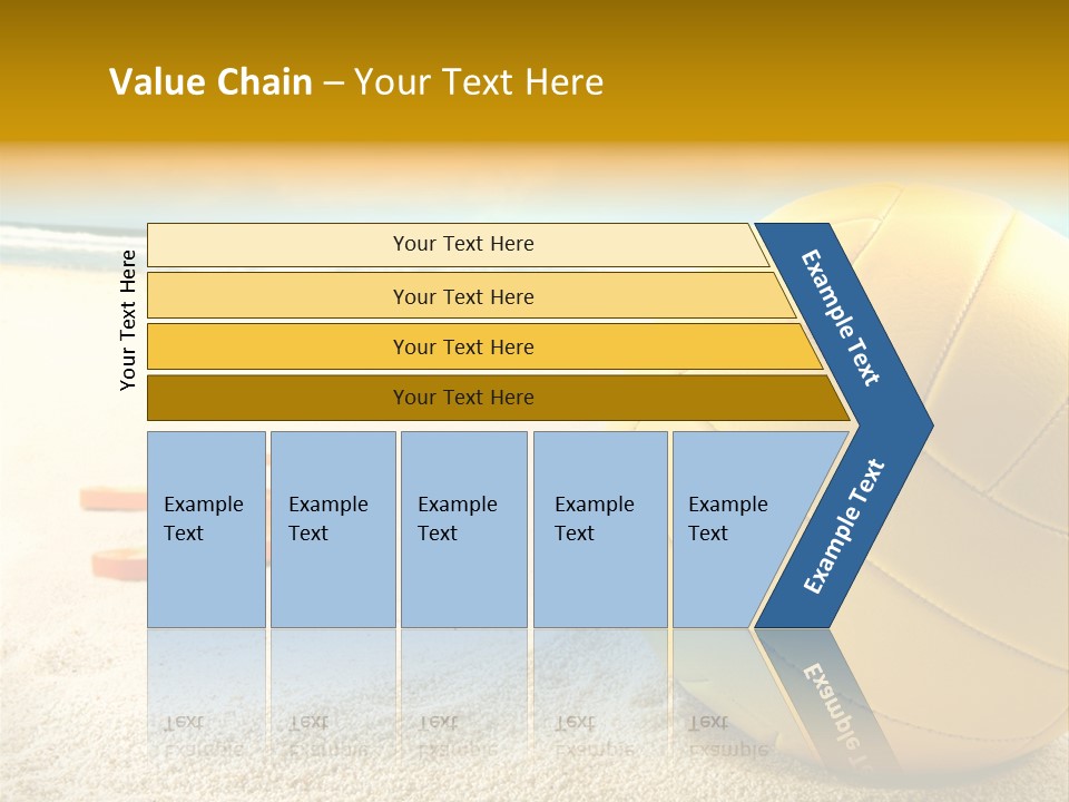 Gear Desert Play PowerPoint Template