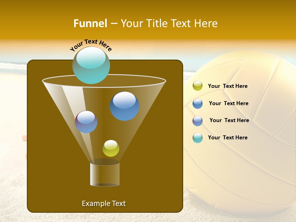 Gear Desert Play PowerPoint Template
