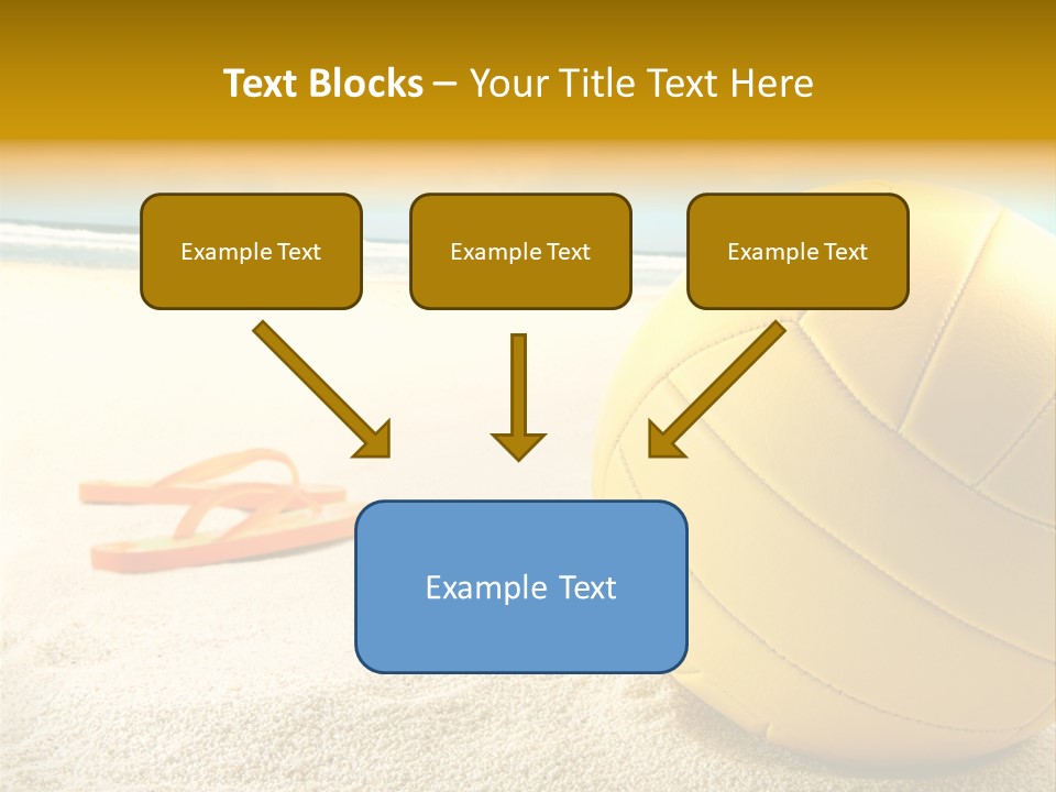 Gear Desert Play PowerPoint Template