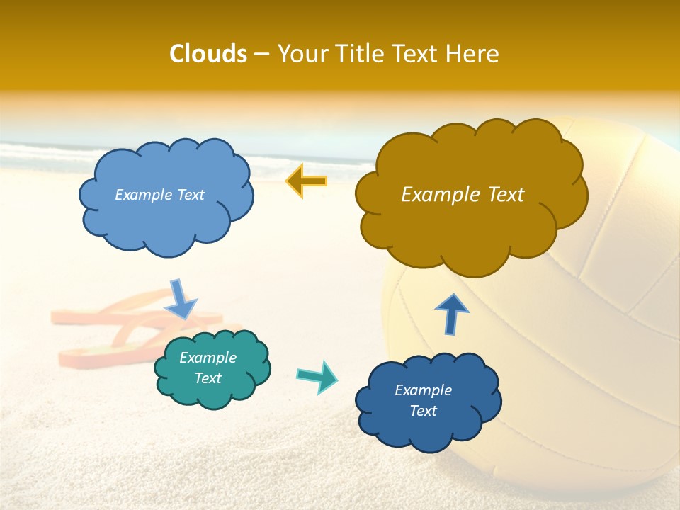 Gear Desert Play PowerPoint Template