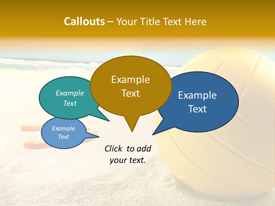 Gear Desert Play PowerPoint Template