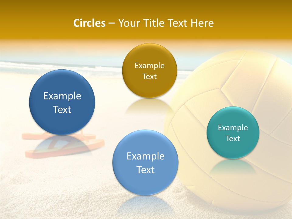 Gear Desert Play PowerPoint Template