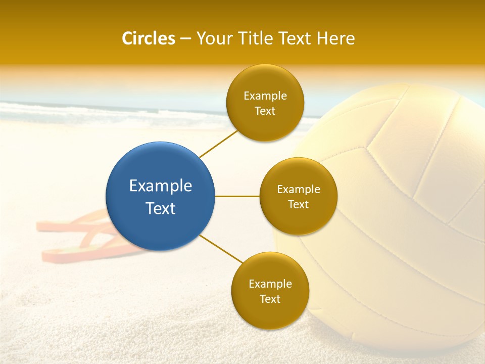 Gear Desert Play PowerPoint Template