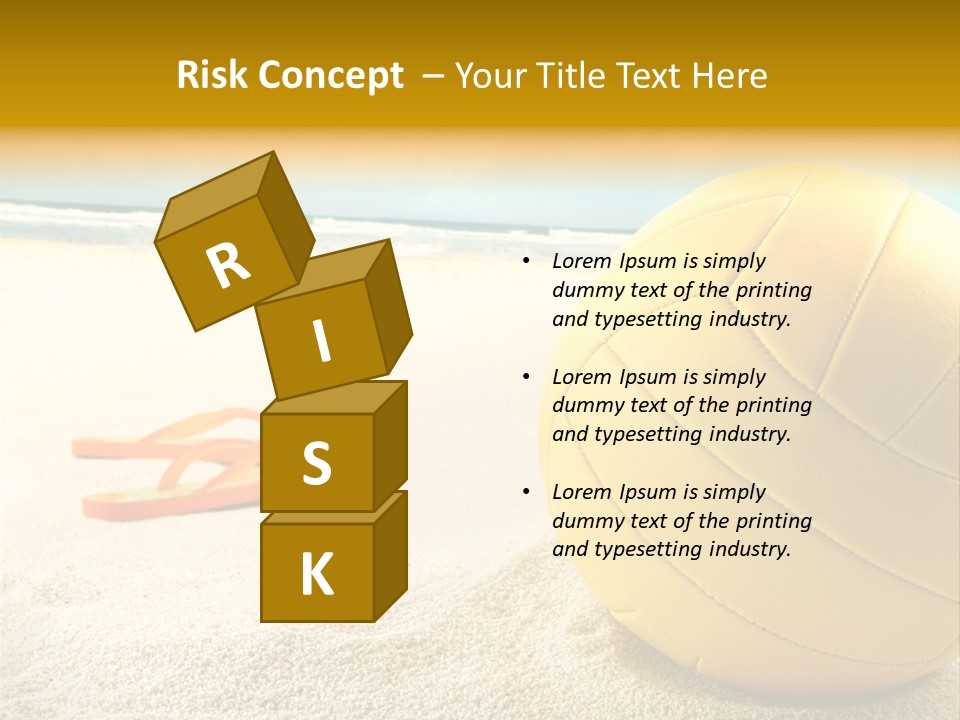 Gear Desert Play PowerPoint Template